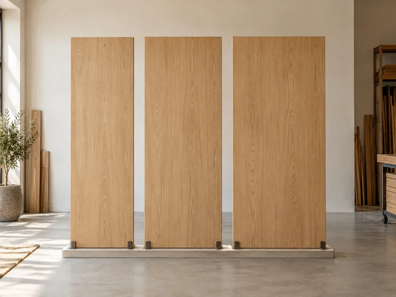 Tabla con las medidas estándar de altura y ancho de una hoja de puerta de interior