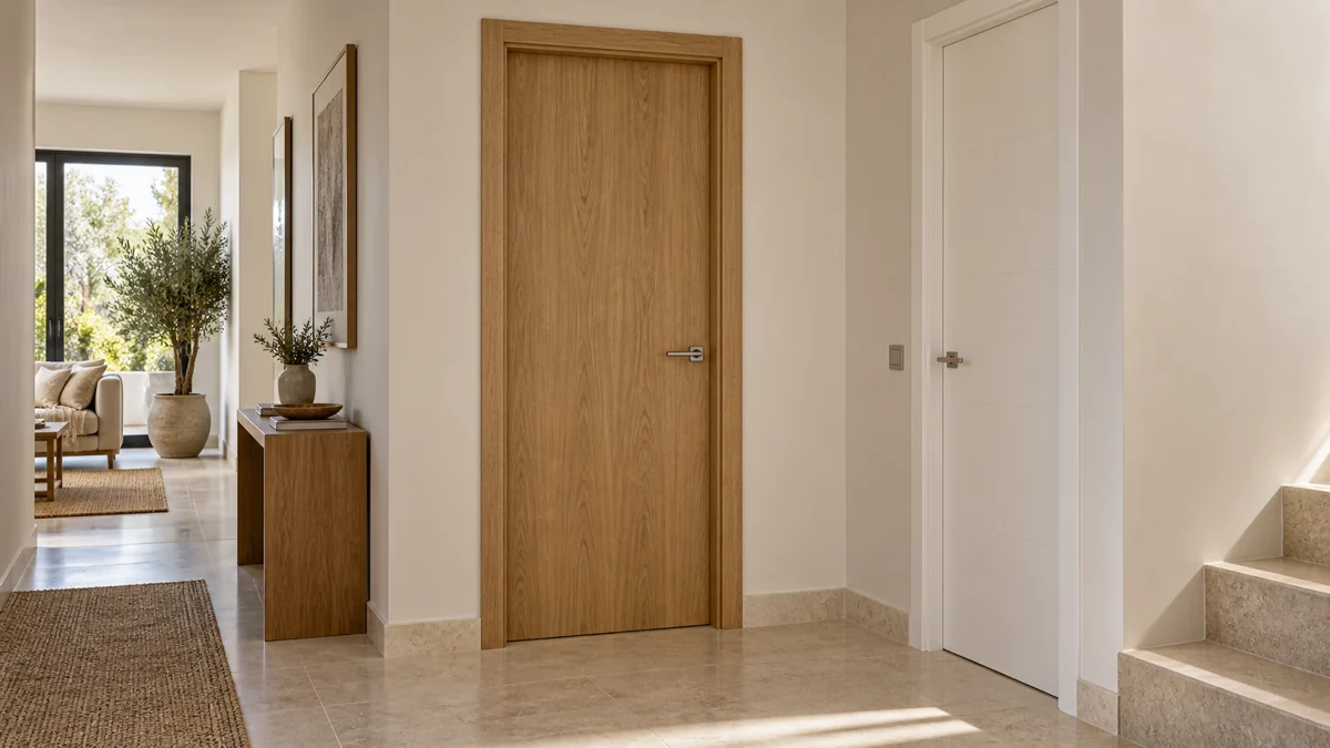 Modelos de interior en catálogo de lacados, madera y correderas, enviados desde Valera de Abajo